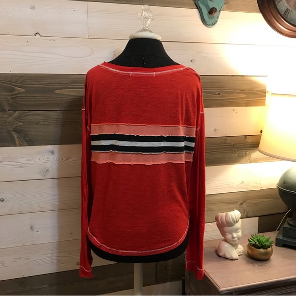 We the Free ⚜️ Orange Striped Insude Out Threading - Picture 6 of 12